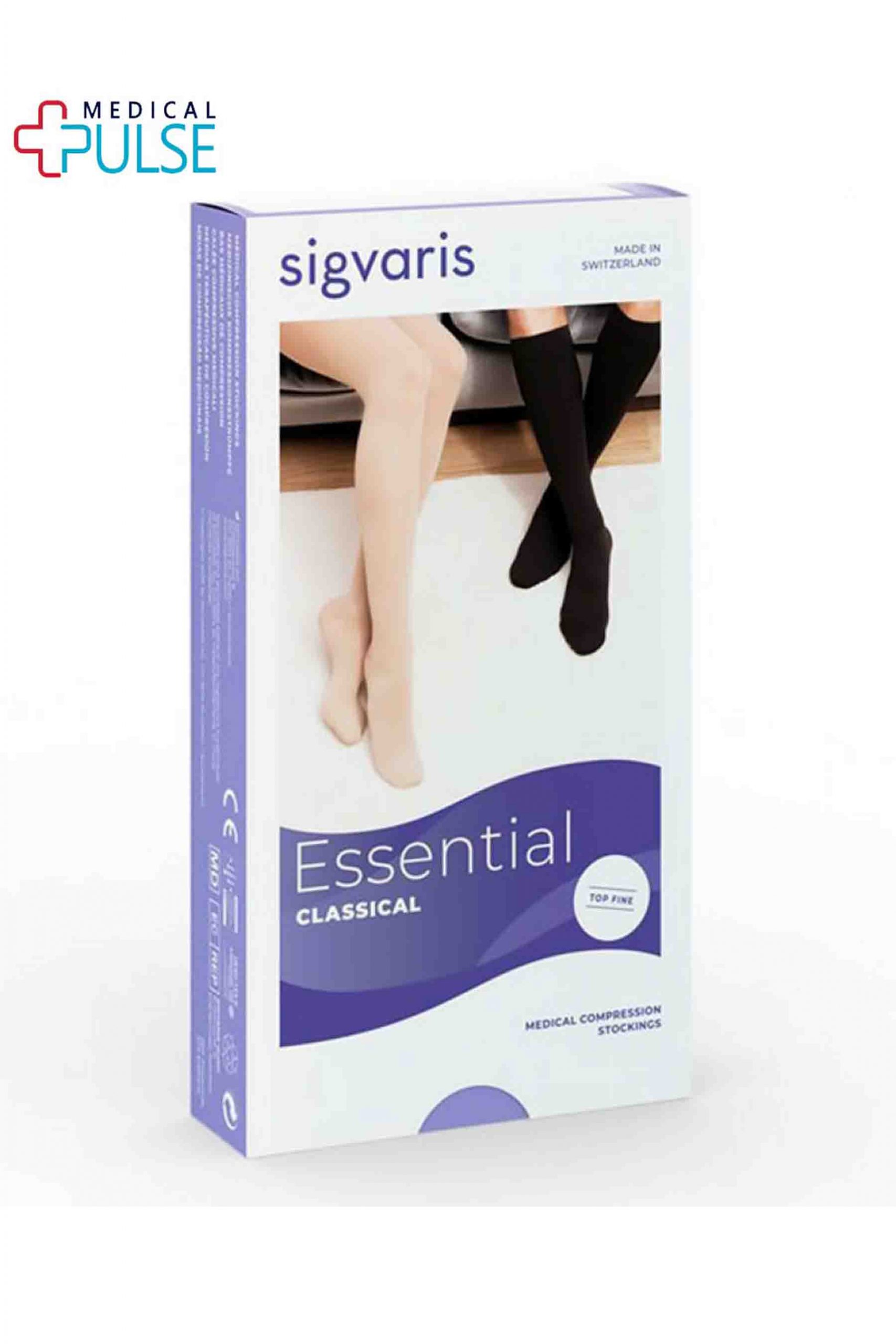 جوراب واریس نازک انتهای کشاله ران 702 سیگواریس سوئیس مدل TFS2 AG کلاس فشار 2 sigvaris - Image 1