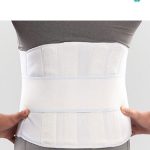 كمربند طبی سخت ( با آتل پلی آميد) Lumbosacral Corset with Hard Bar