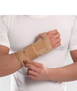 مچ بند نئوپرنی آتل دار با زاويه فانكشنال (چپ و راست) Neoprene Wrist Splint with Hard Bar