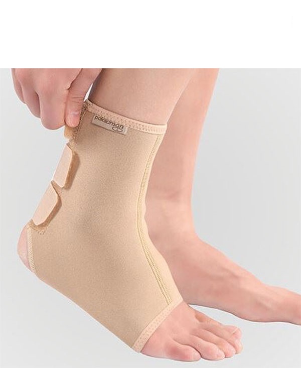 12 قوزک بند طبی نئوپرنی پشت باز Neoprene Ankle Support Open Design