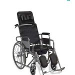 ویلچر حمامی برانکاردی لگن خور تاشو 608GC