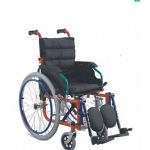 ویلچر ارتوپدی اطفال نیمه برانکاردی تاشو بدنه رنگی AC-980