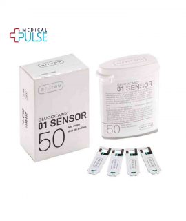 نوار تست قند خون آرکری مدل Glucocard-01 Sensor بسته 50 عددی