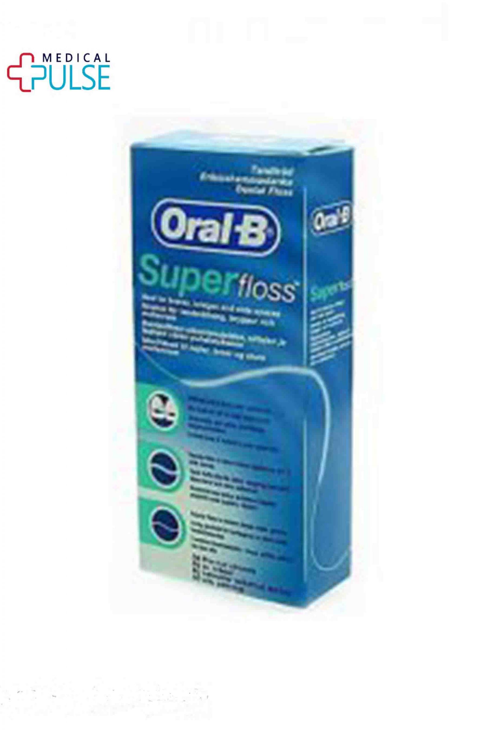 نخ دندان اورال بی مدل سوپر فلاس Oral-B Super Floss نخ دندان اورال بی مدل سوپر فلاس Oral-B Super Floss