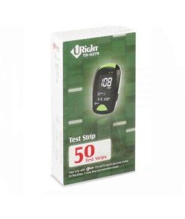 نوار تست قند خون یورایت سبز مدل TD-4279 بسته ۵۰ عددی