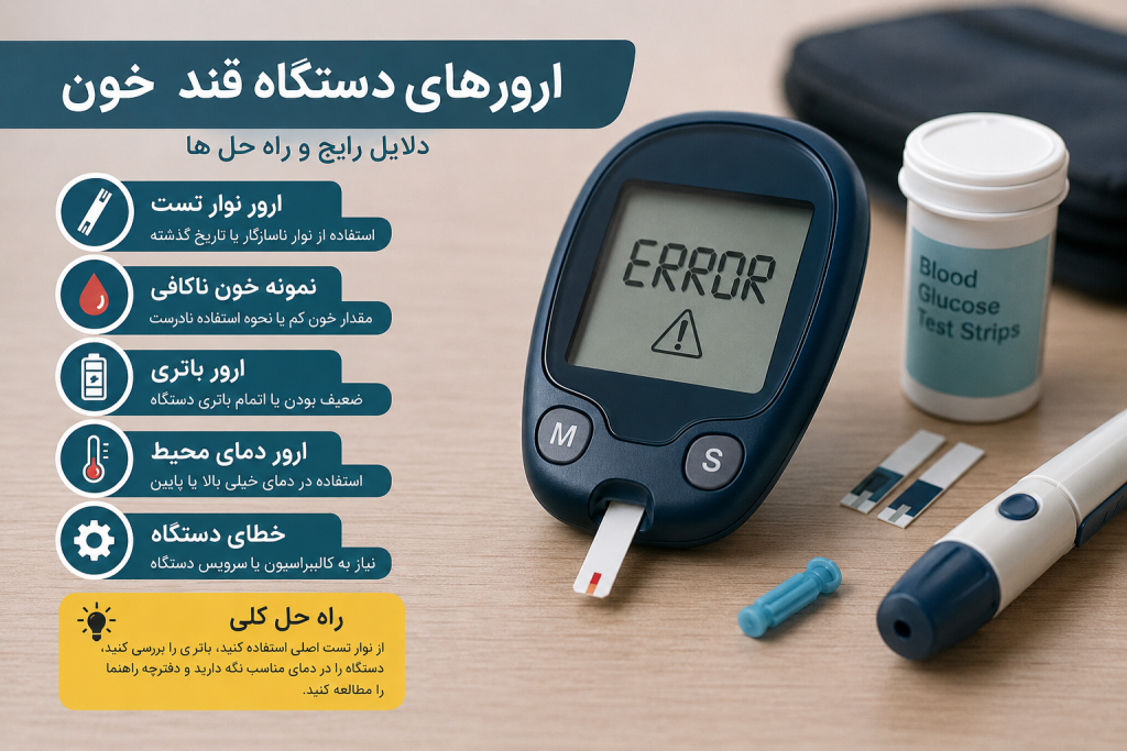 ارور دستگاه قند خون